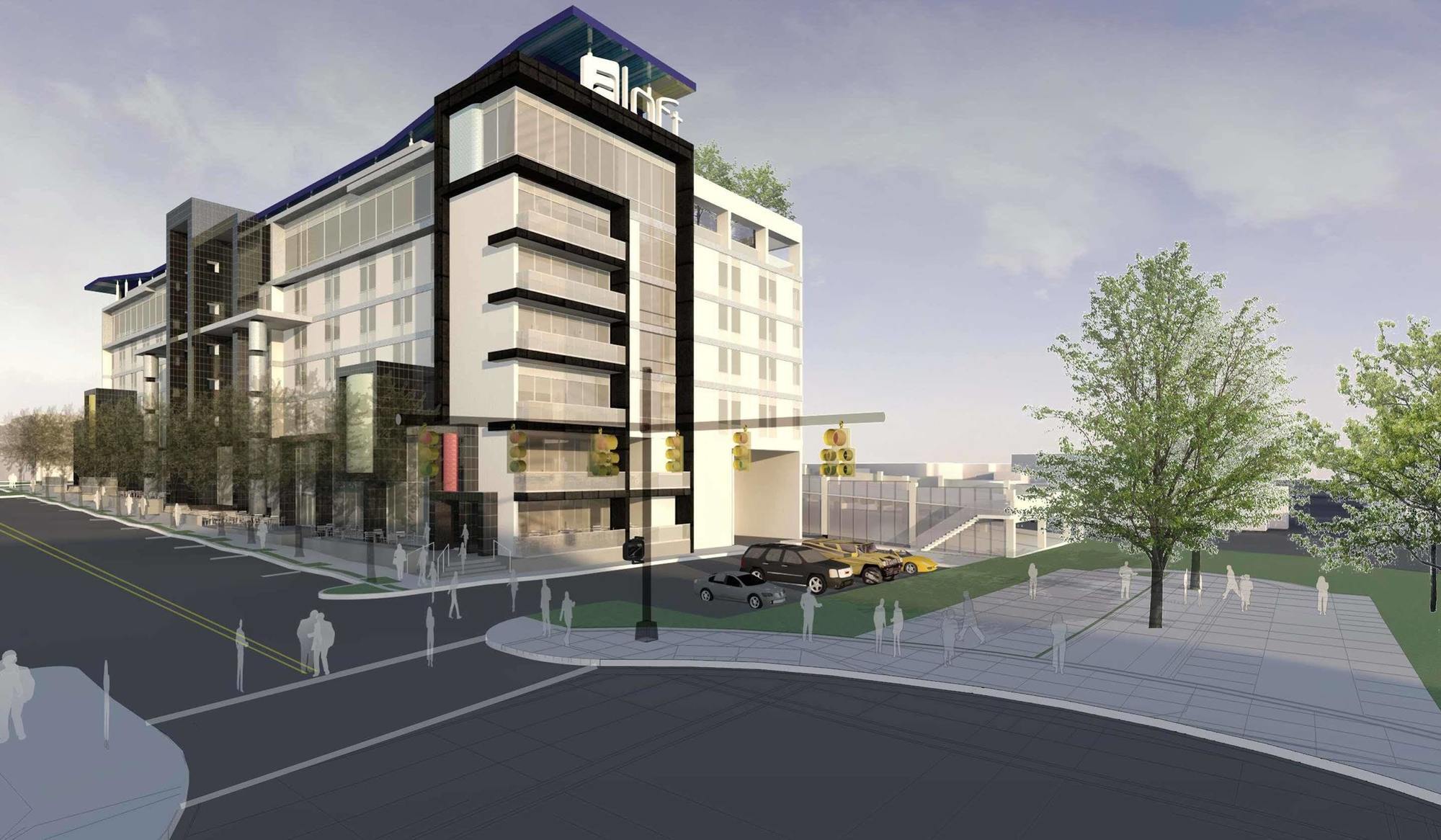 Aloft Oklahoma City Downtown - Bricktown Exterior foto